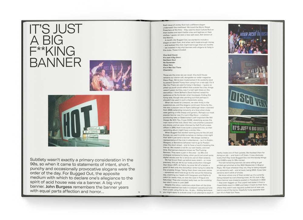 Bugged Out - It's Just A Big Disco (30 Years Of The Seminal Club) (Book)