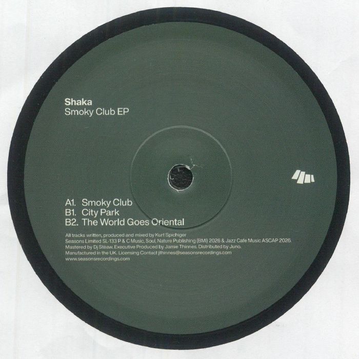 Shaka  - Smoky Club EP (12", EP) (Mint (M))