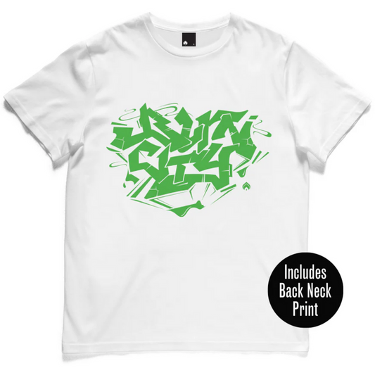 BURN CITY 2 - White T-shirt