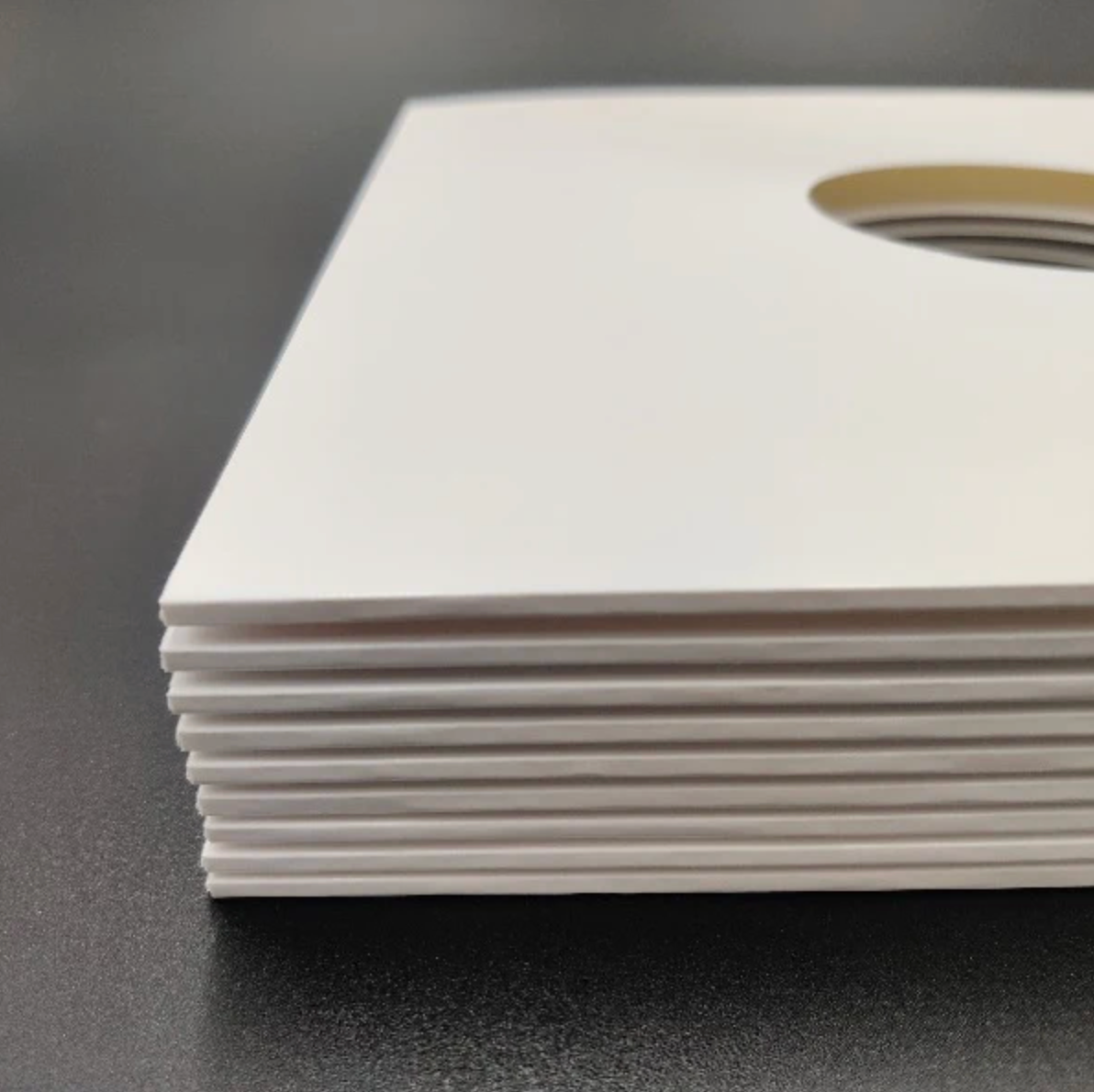 12" White Card Outer Sleeve