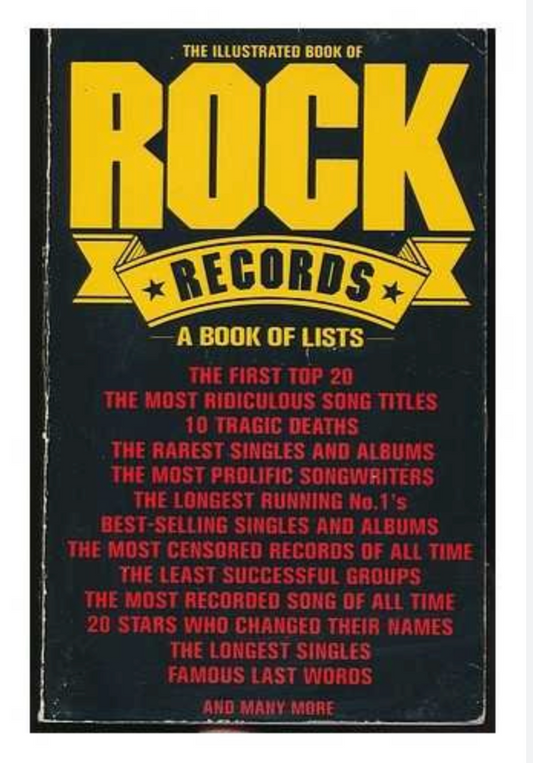 The illustrated book of rock records: A book of lists - Softcover