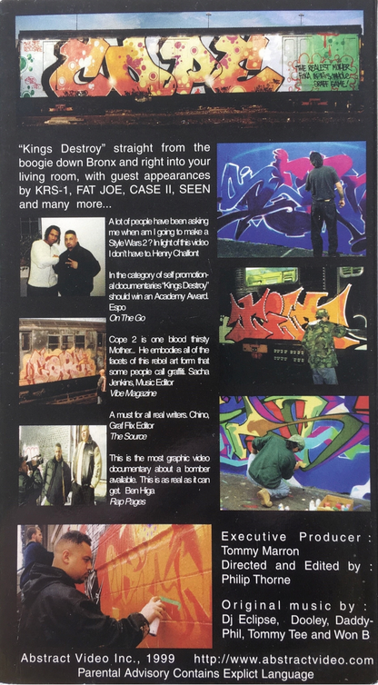 Cope 2 Kings Destroy- VHS TAPE USED