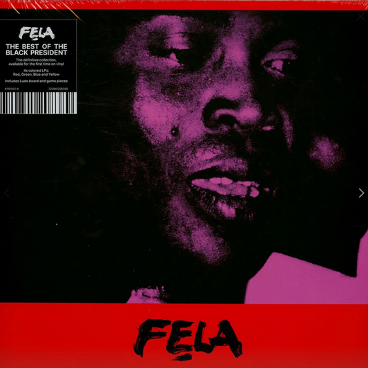Fela Kuti - The Best Of Black President (LP, Ltd, Red + LP, Ltd, Gre + LP, Ltd, Blu + LP, L) (Mint (M))