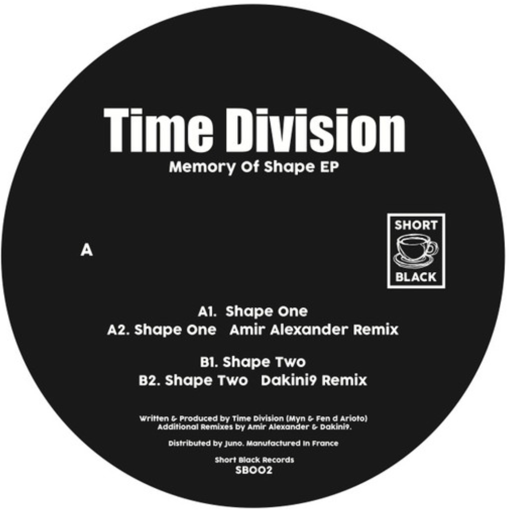Time Division - Memory Of Shape EP (12", EP) (Very Good (VG))