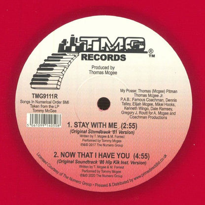 Tommy McGee - Now That I Have You  (12", EP, RE, Red) (Mint (M))