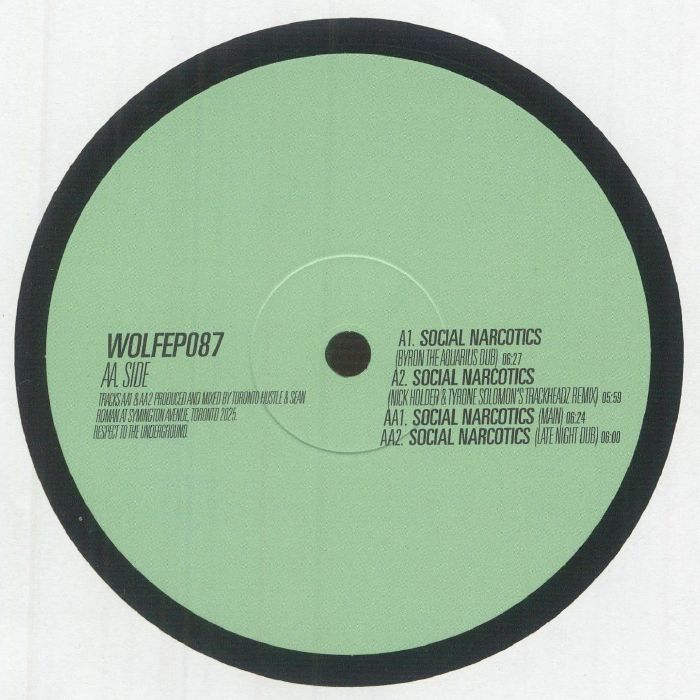 Toronto Hustle & Sean Roman - Social Narcotics (12") (Mint (M))