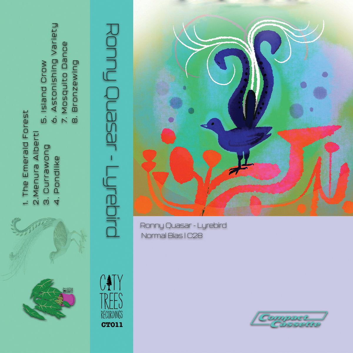 Ronny Quasar - Lyrebird (Cassette) (Mint)