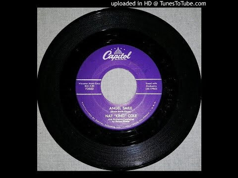 Nat King Cole - ANGEL SMILE (Single 7", 1957)