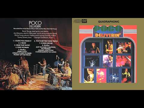 Poco - Deliverin' - SQ Quadraphonic LP, 4.0 Surround