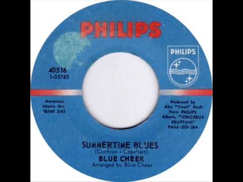Blue Cheer - Summertime Blues on 1968 Mono Philips 45 record.