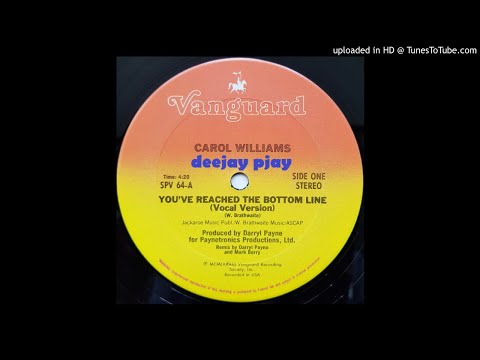 Carol Williams - You've Reached the Bottom Line (Vocal Version)