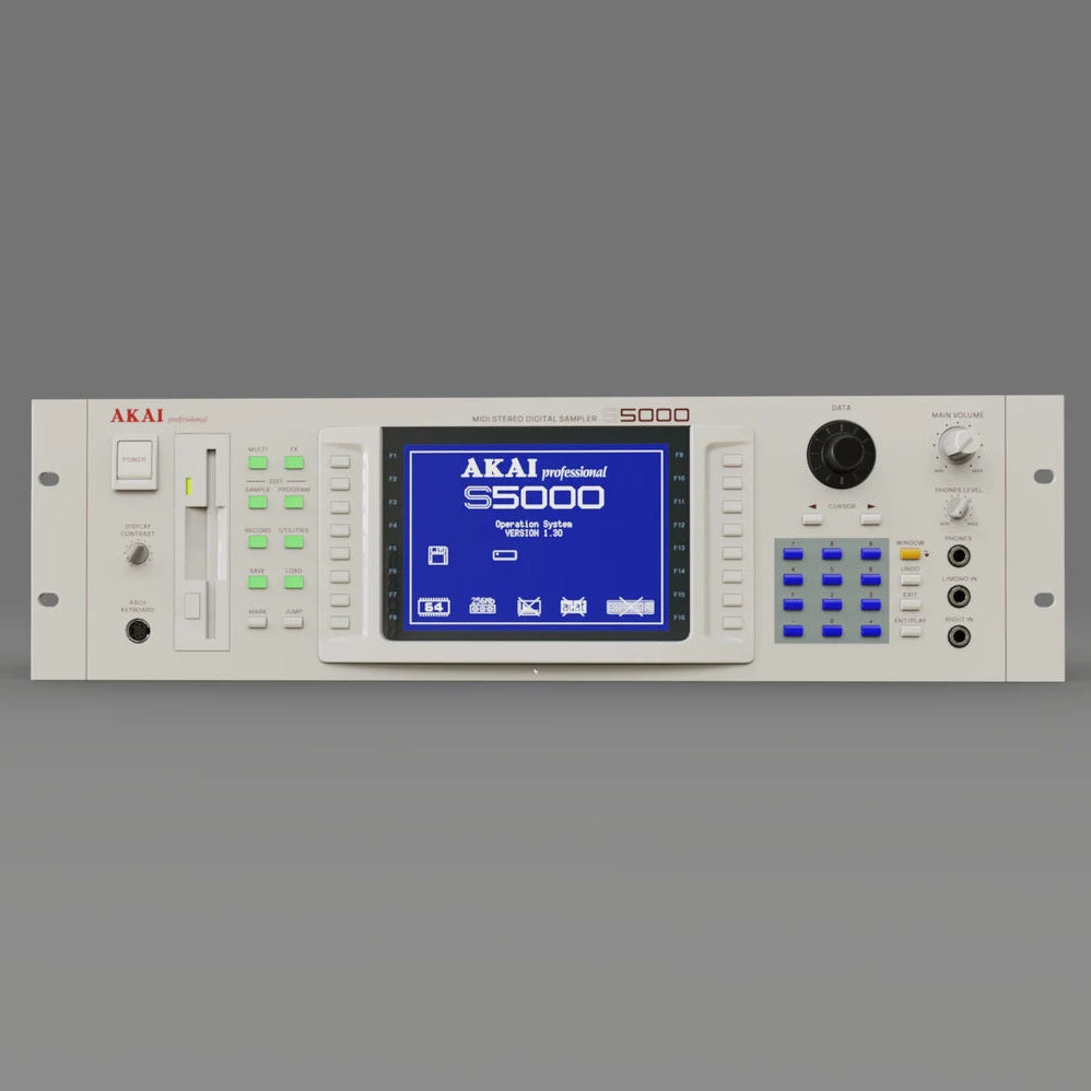 AKAI S-5000 Digital Sampler with ZuluSCSI Modification