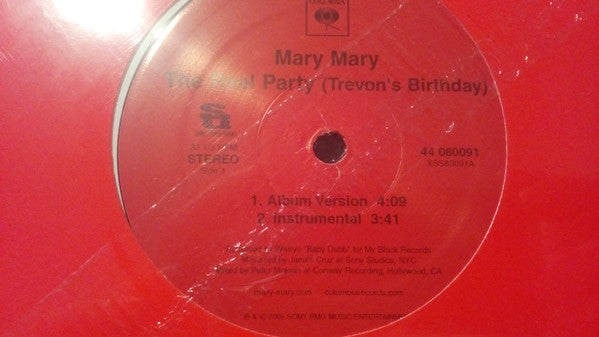 Mary Mary : The Real Party (Trevon's Birthday) (12")