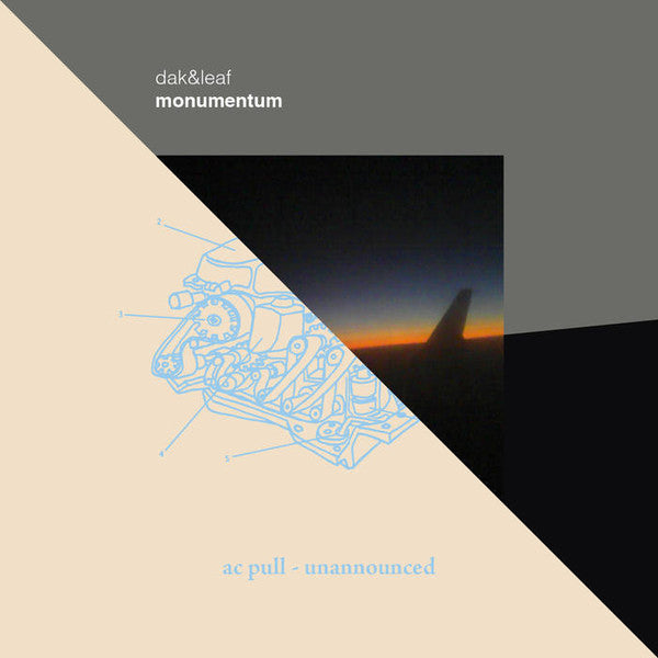 Dak (3) & Leaf Erikson / AC Pull : Monumentum / Unannounced (12", EP, Spl)