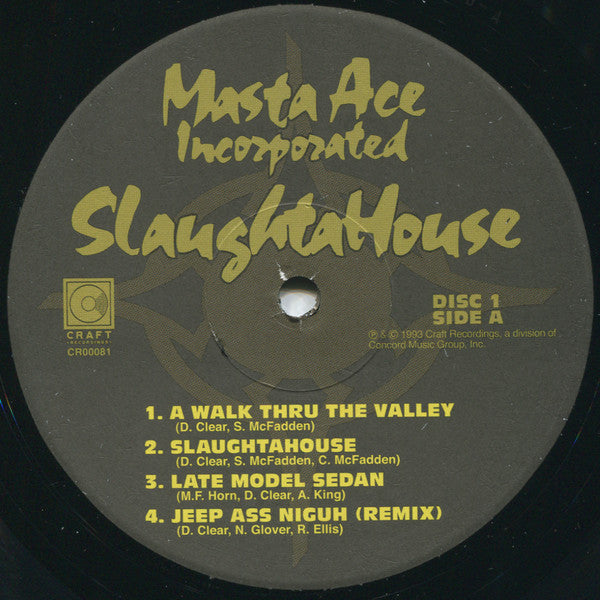 Masta Ace Incorporated : SlaughtaHouse (2xLP, Album, RE, RM)