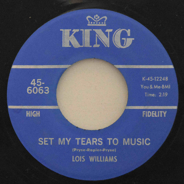 Lois Williams : Six Months Till Bedtime (Two Years Till Dawn) (7", Single)