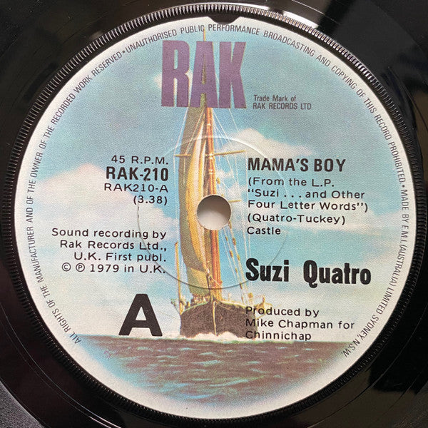 Suzi Quatro : Mama's Boy (7")