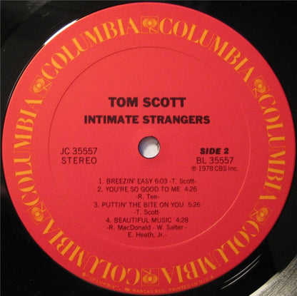 Tom Scott : Intimate Strangers (LP, Album, Ter)