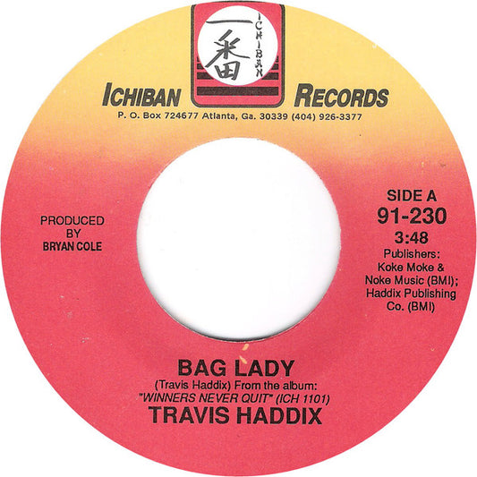 Travis Haddix : Bag Lady (7", Single)