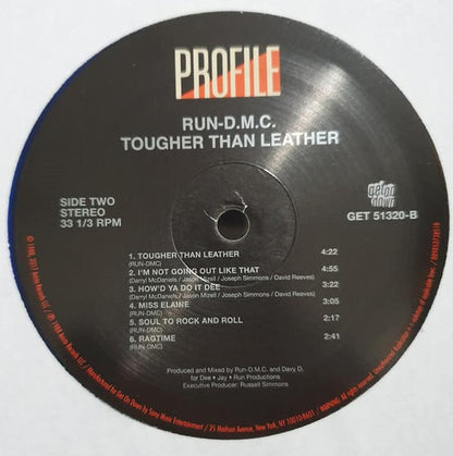 Run-DMC : Tougher Than Leather (LP, Album, RE, Blu)