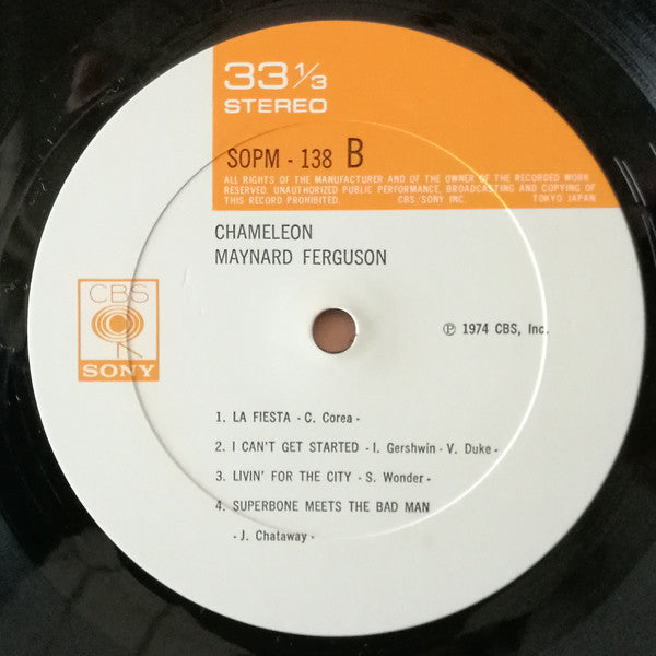 Maynard Ferguson : Chameleon (LP, Album)