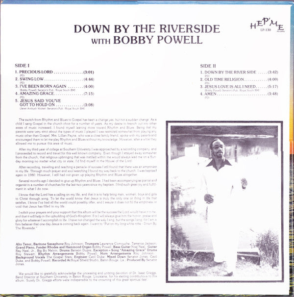 Bobby Powell : Down By The Riverside (LP, Album)