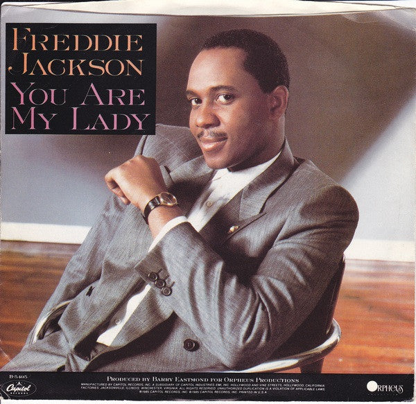 Freddie Jackson : You Are My Lady (7", Single)