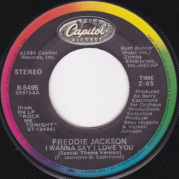 Freddie Jackson : You Are My Lady (7", Single)