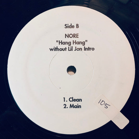 N.O.R.E. : Hang, Hang (12", Promo)