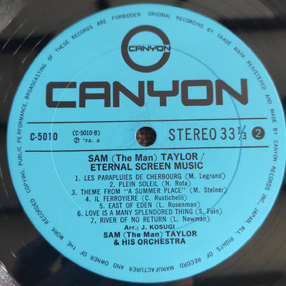 Sam Taylor (2) : Eternal Screen Music (LP)