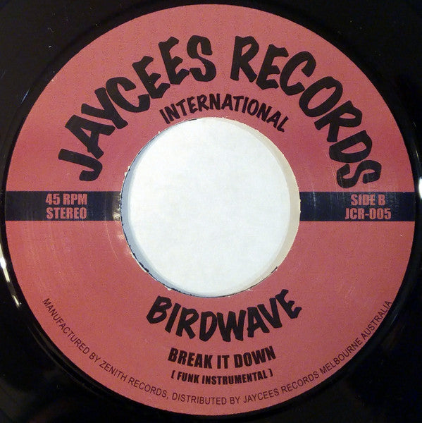 Birdwave : Hard Times (7", Single)