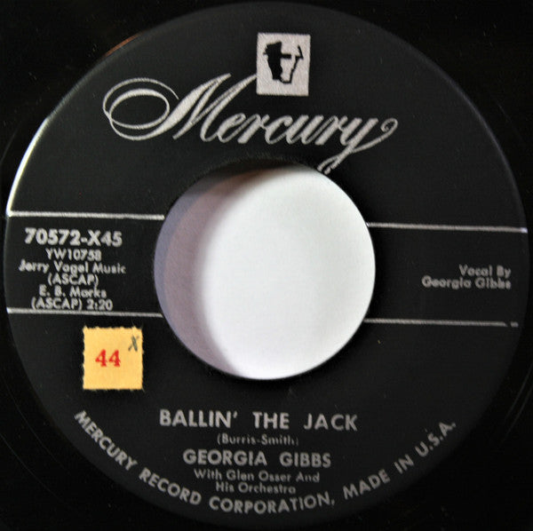 Georgia Gibbs : Dance With Me Henry (Wallflower) / Ballin' The Jack (7", Single, Ind)