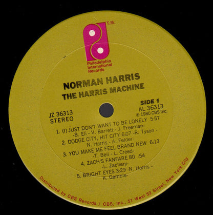 Norman Harris : The Harris Machine (LP, Album)