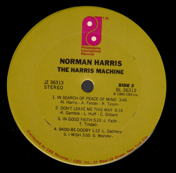 Norman Harris : The Harris Machine (LP, Album)