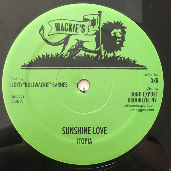 Itopia : Sunshine Love / Keep A Rocking / Get Over (12", RE)