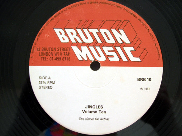 Various : Jingles Volume Ten (LP)