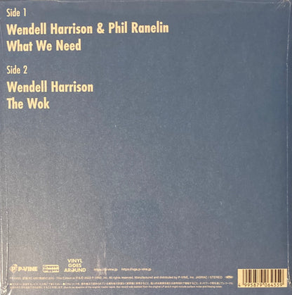 Phil Ranelin / Wendell Harrison : What We Need / The Wok (7", EP, Ltd)