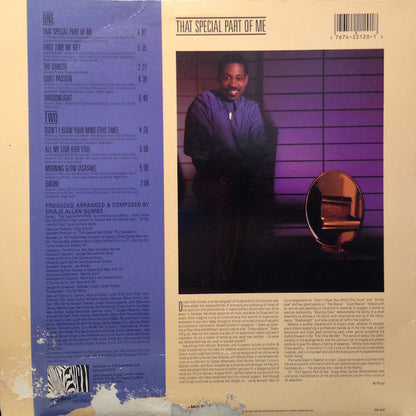 Onaje Allan Gumbs : That Special Part Of Me (LP, Album)