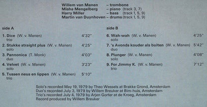 Willem van Manen : Willem van Manen (LP)