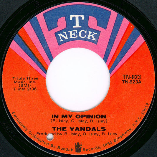 The Vandals (3) : In My Opinion (7", Styrene)