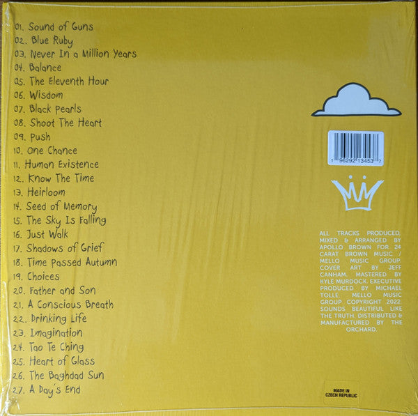 Apollo Brown : Clouds (LP, Album, Ltd, Gol)