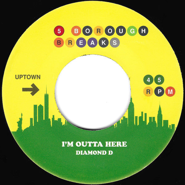 Diamond D, Flaming Ember : I'm Outta Here (Remix) / Gotta Get Away (7", Unofficial)