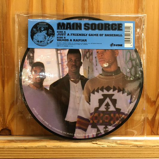 Main Source : Just A Friendly Game Of Baseball / Vamos A Rapiar (7", Single, Ltd, Pic)