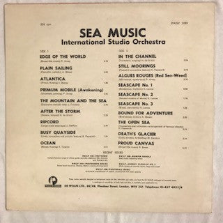 Various, The International Studio Orchestra : Sea Music (LP)