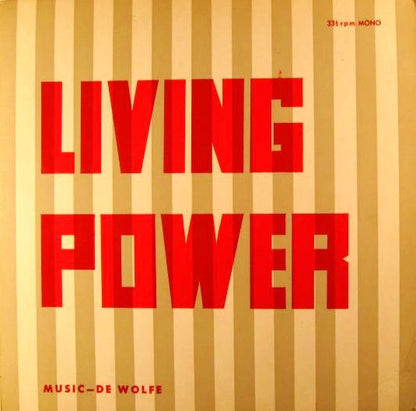 The International Studio Group : Living Power (10", Mono)