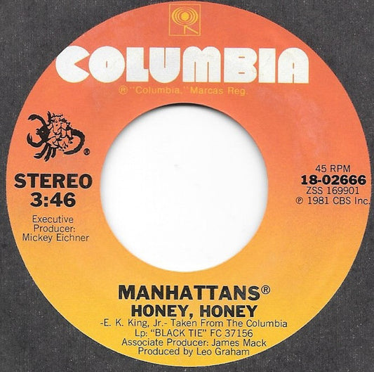 Manhattans : Honey, Honey (7")