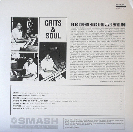 James Brown : Grits & Soul (LP, Album, RE)