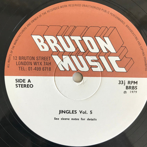 Various : Jingles Volume Five (LP)