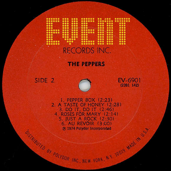 The Peppers : The Peppers (LP, Album)