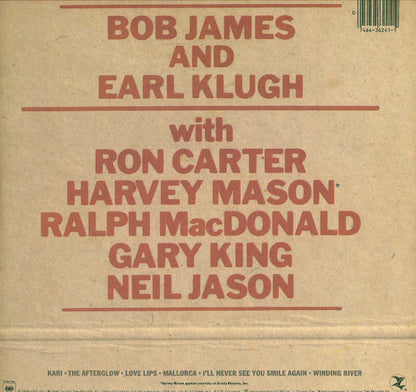 Bob James & Earl Klugh : One On One (LP, Album, Gat)